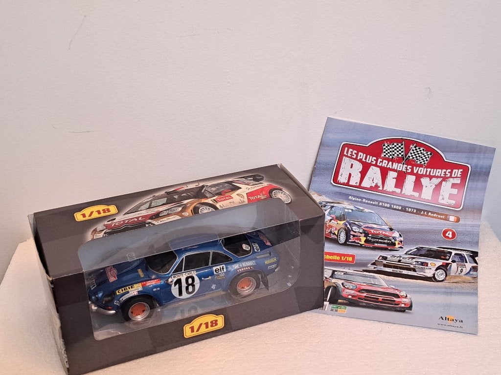 Renault Alpine A110 Rally Monte Carlo 1973 1/18, Ophalen of Verzenden, Zo goed als nieuw, Auto, Overige merken