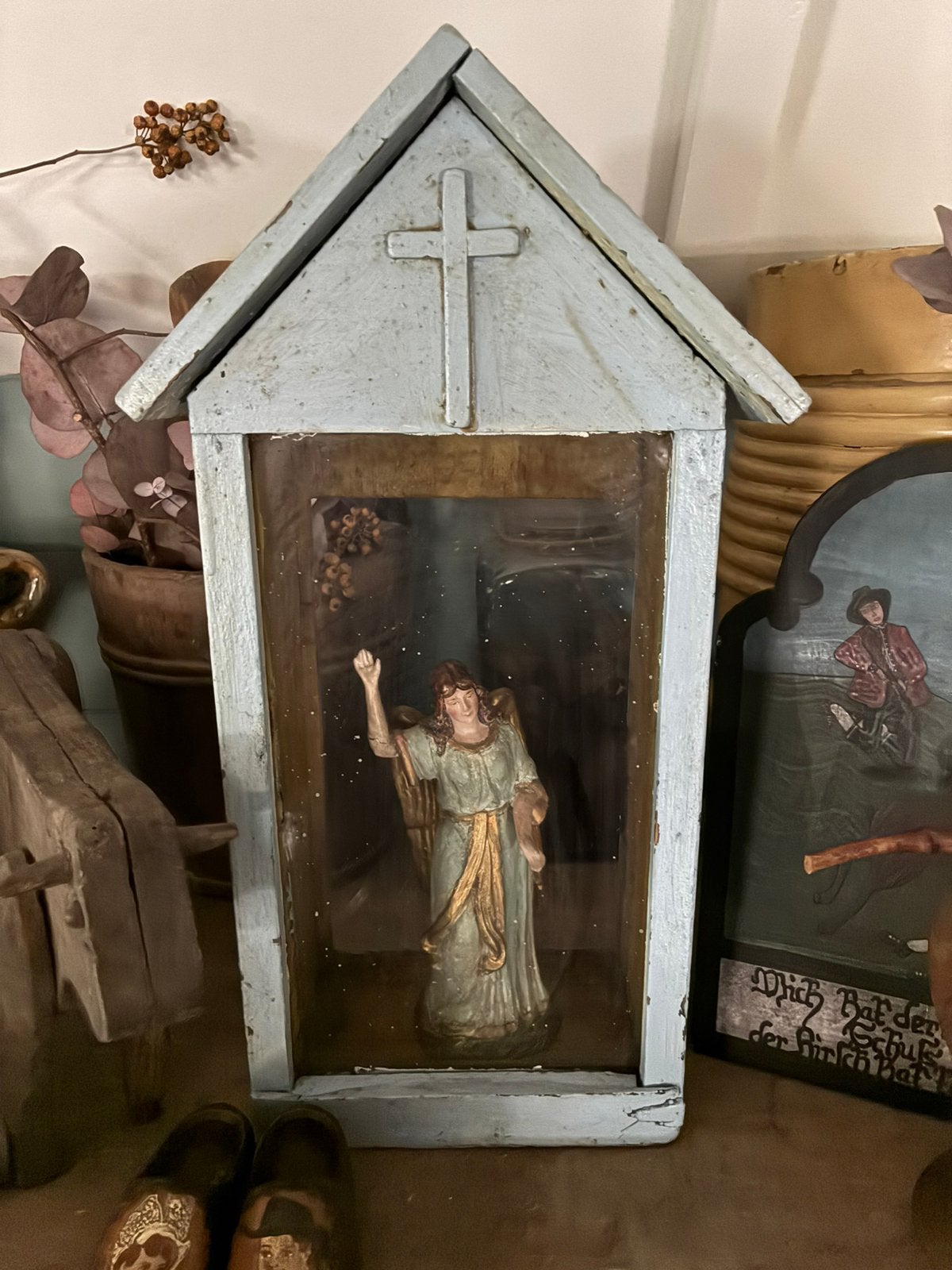 Antiek shabby kapelletje, Antiek en Kunst, Ophalen of Verzenden