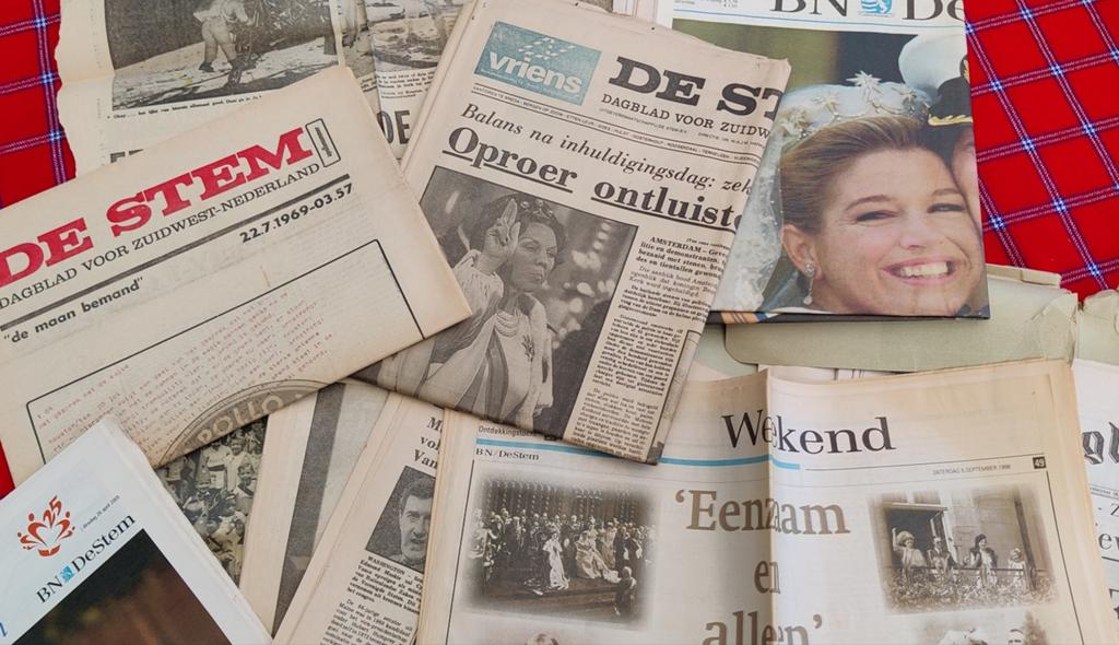 Kranten Historische koninklijke momenten, Verzamelen, Ophalen of Verzenden, 1940 tot 1960, Krant