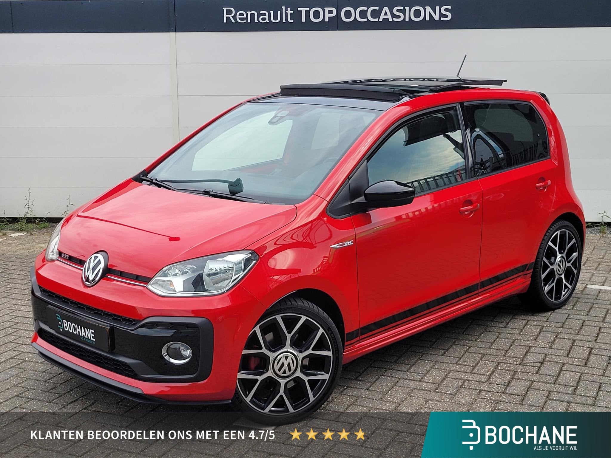 Volkswagen Up! 1.0 TSI GTI | NL Auto | Historie | Schuif/Kan, 970 kg, Stof, Met garantie (alle), 4 stoelen