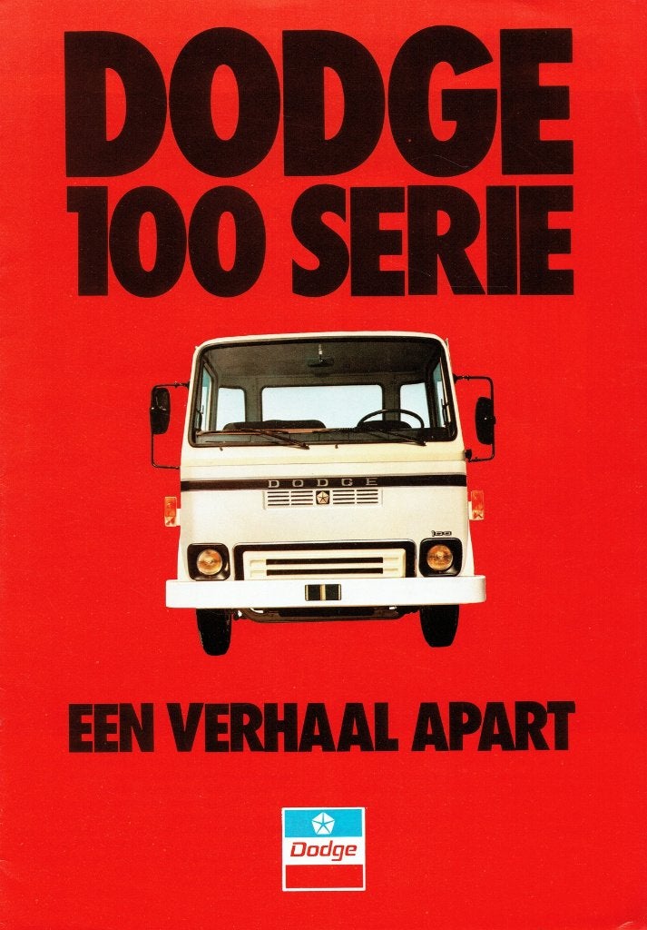 Folder Dodge 100 serie (vrachtwagen - 1979), Boeken, Verzenden, Gelezen, Overige merken