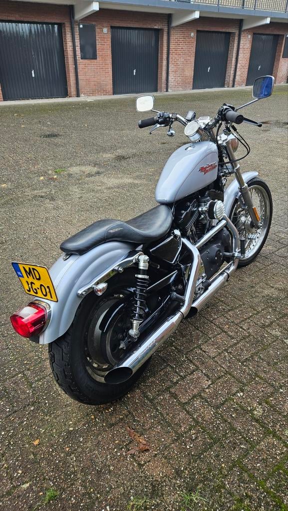 Sportster XL1200c  Zilver metallic met rode belijning ., Particulier, Chopper