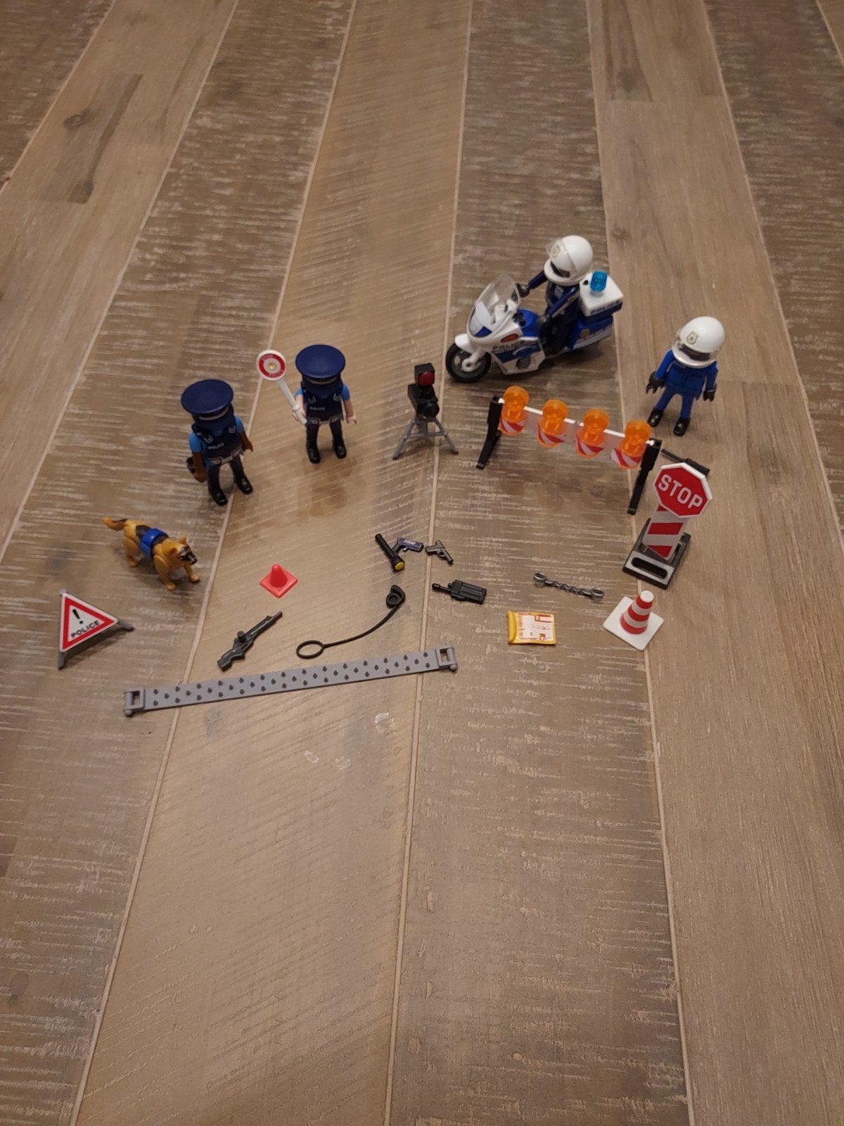 Playmobil Politie Set met Motor en Figuren, Ophalen, Jongen of Meisje