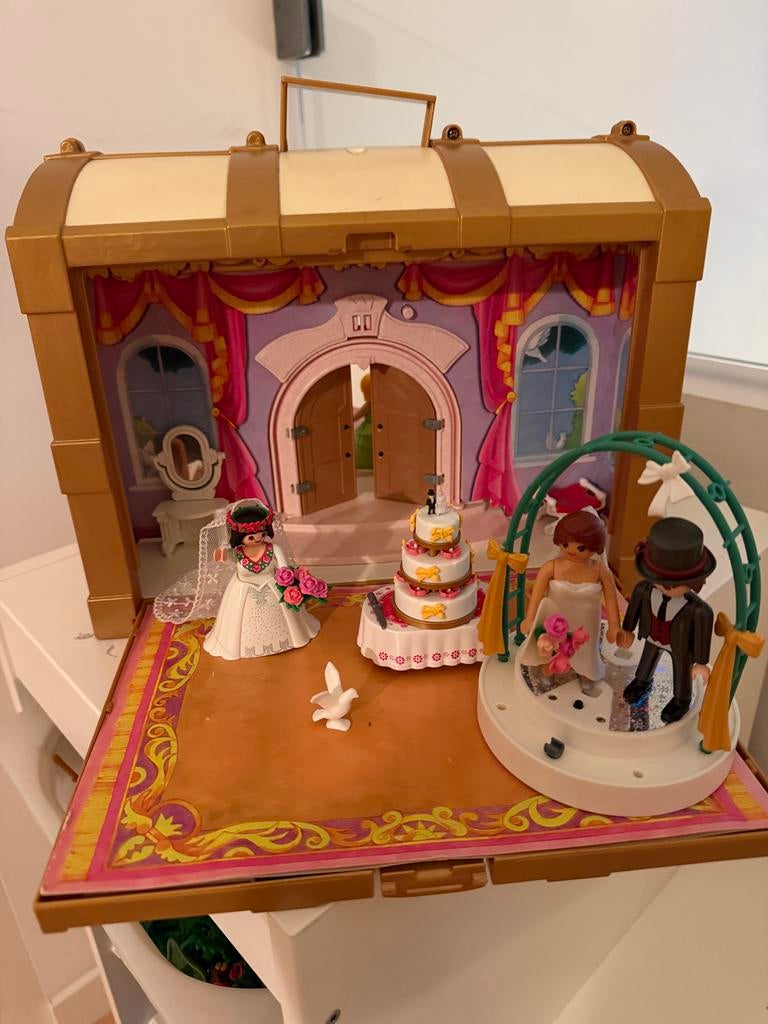 Playmobil Bruiloft Koffer Set, Ophalen of Verzenden, Zo goed als nieuw, Complete set