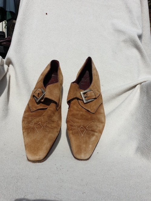 Nette bruine leren heren schoenen mt 11(46) merk Borgioli, Kleding | Heren, Schoenen, Bruin, ., Ophalen of Verzenden, Zo goed als nieuw
