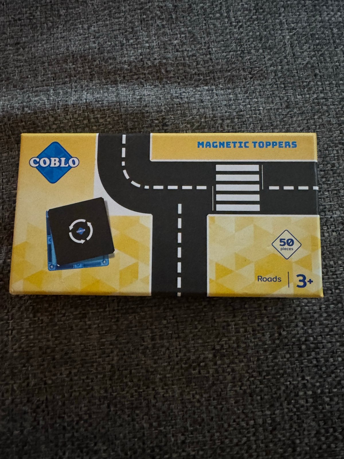Coblo Magnetic Toppers Auto Baan (50 stuks), Ophalen of Verzenden, Zo goed als nieuw, Bouwen