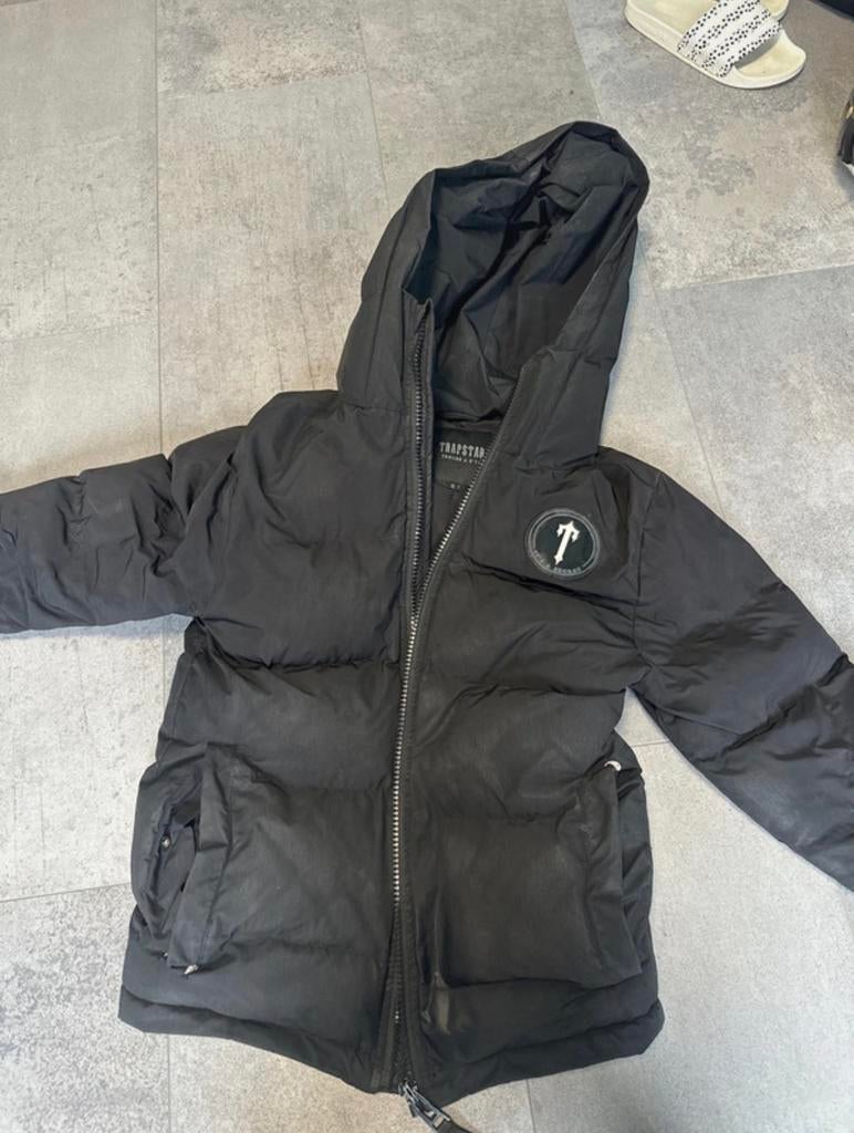 Trapstar Puffer Jas Zwart Maat S, Ophalen of Verzenden, Zo goed als nieuw, Maat 46 (S) of kleiner, Zwart