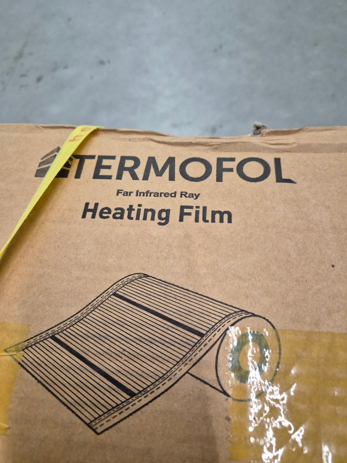 Termofol infrarood vloerverwarmingsfolie., .., .., Thermofol, Minder dan 30 cm