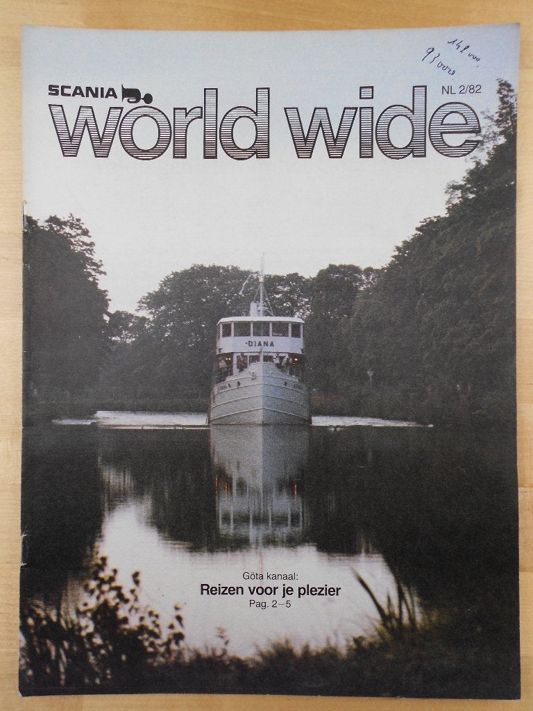 Scania Worldwide tijdschrift nummer 2 1982, Algemeen, Ophalen of Verzenden, Zo goed als nieuw, Scania