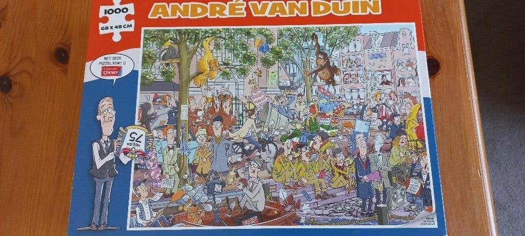 Andre van Duin puzzel 1000 stukjes, Ophalen, 500 t/m 1500 stukjes, Zo goed als nieuw, Legpuzzel