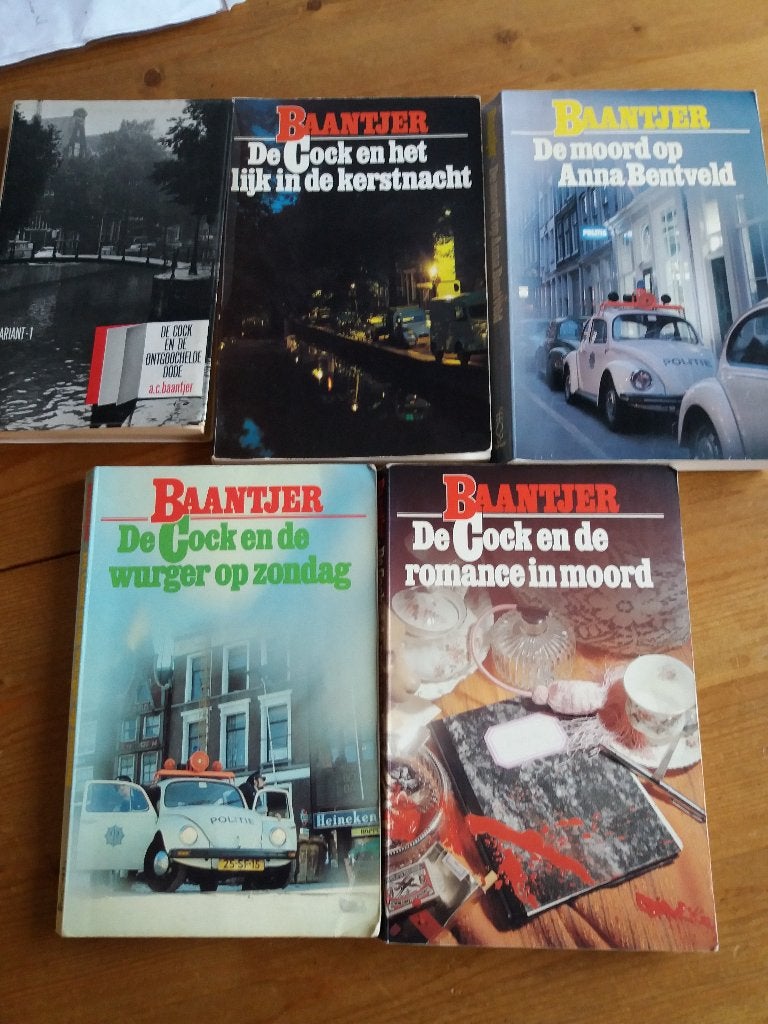 30 boeken van Baantjer, de Cock met c.o.c.k, Ophalen of Verzenden, Gelezen