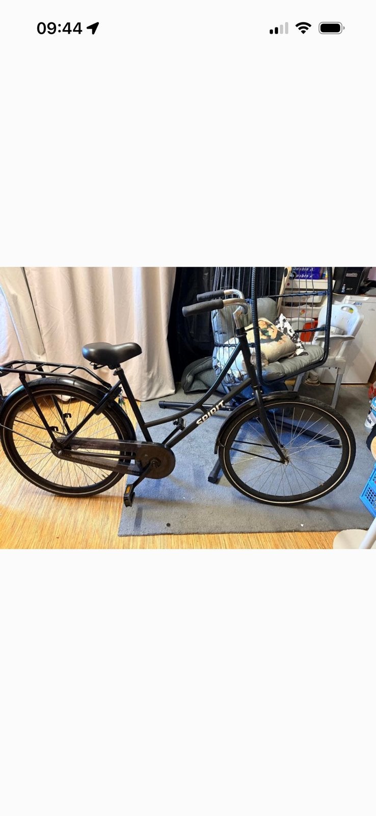 Fiets zwart spirit 26 inch meisje/jongens, Ophalen, Zo goed als nieuw, 20 inch of meer