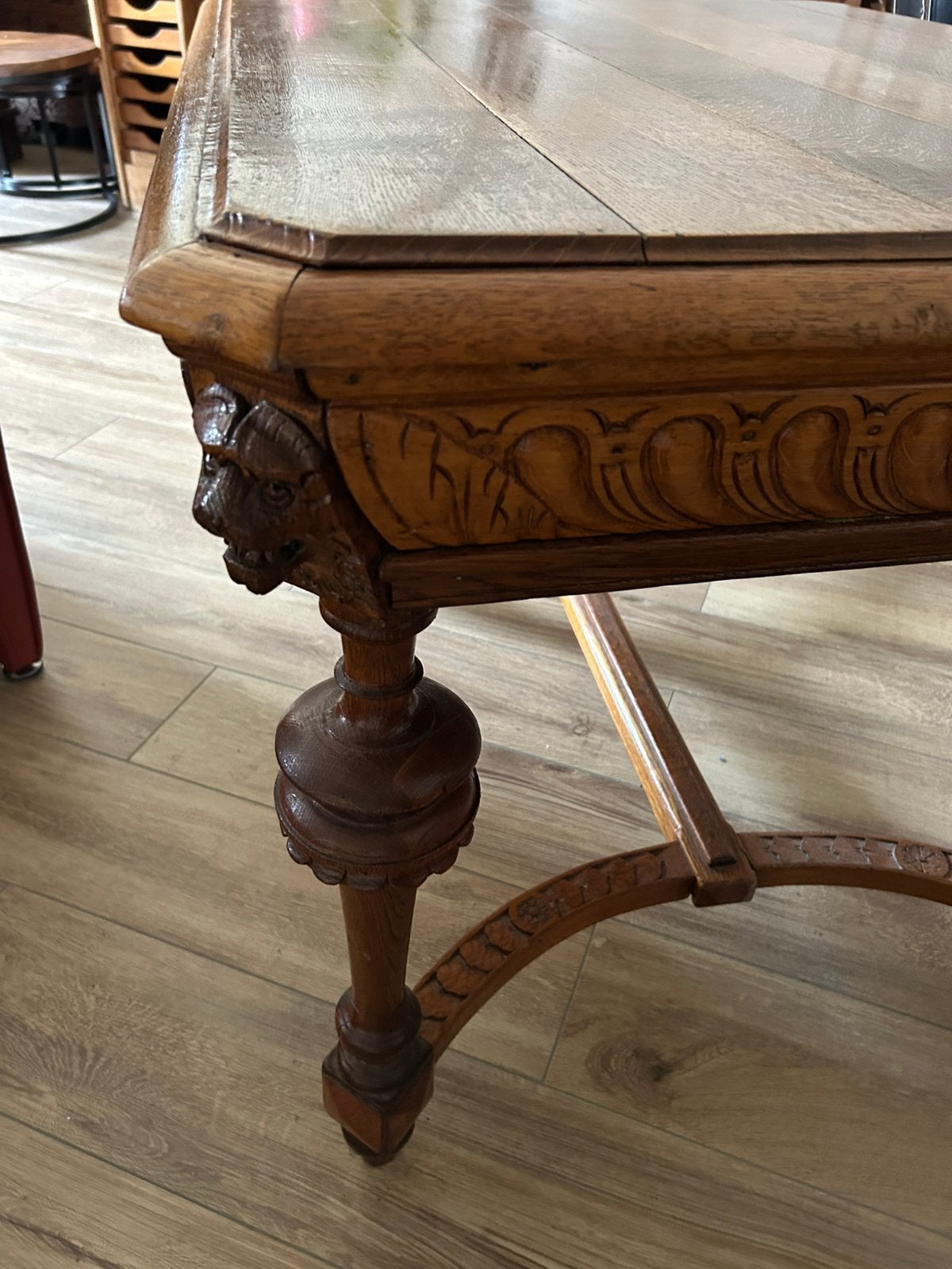 Leeuw kop tafel te koop !, Antiek en Kunst, Ophalen