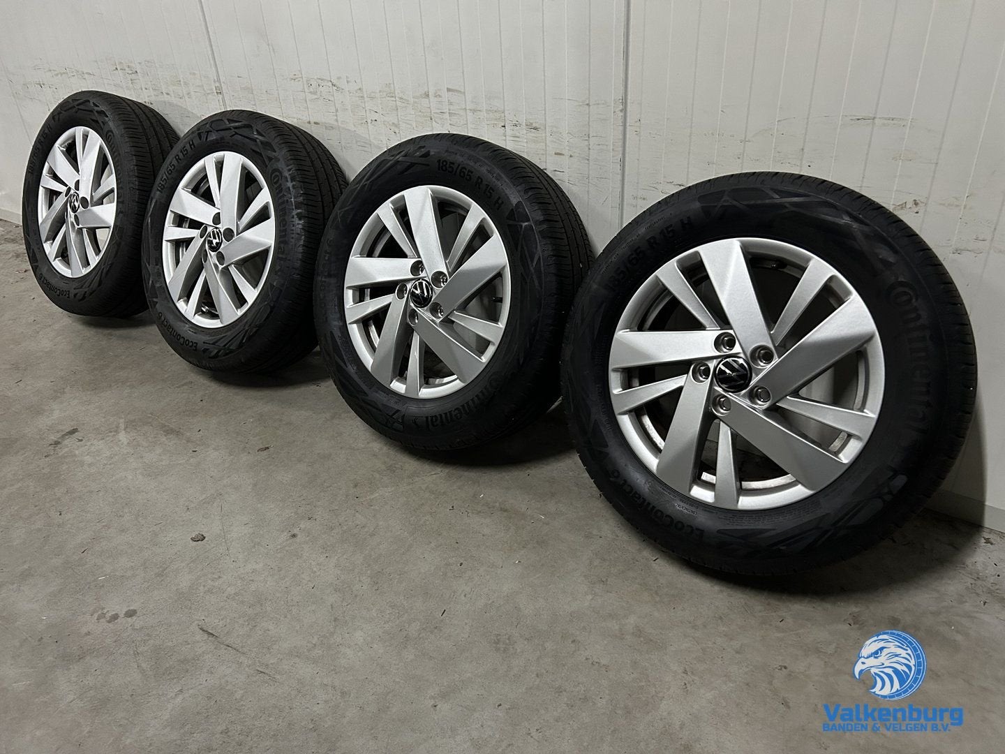 6-7mm! Originele VW Polo 6 2G AW Ronda 15 inch velgen 5x100, Gebruikt, 15 inch, -, -