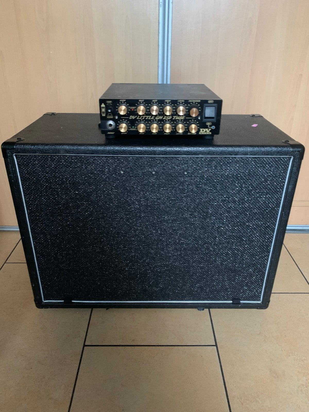 DV Mark  - DV Little GH 250 tube + cab camper 112, Muziek en Instrumenten, Versterkers | Bas en Gitaar, Ophalen, 50 tot 100 watt