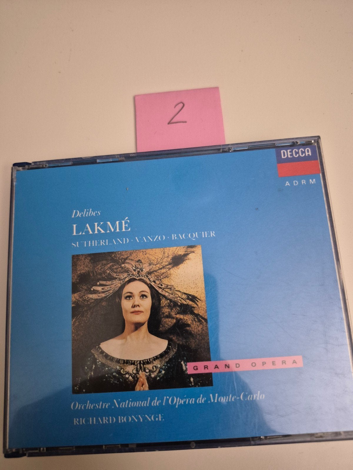 Delibes - Lakmé - Sutherland, Vanzo, Bacquier - CD, Gebruikt, Overige componisten, Opera of Operette, Ophalen of Verzenden
