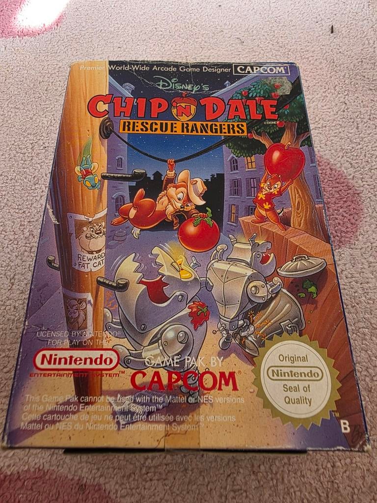 Chip 'n Dale Rescue Rangers - Nintendo NES (Compleet), Spelcomputers en Games, Games | Nintendo NES, Gebruikt, 2 spelers, Eén computer
