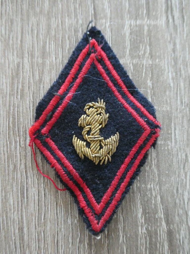 Frans Kraagembleem Koloniale troepen, van voor juni 1940, Verzamelen, Ophalen of Verzenden, Landmacht, Overige gebieden, Embleem of Badge