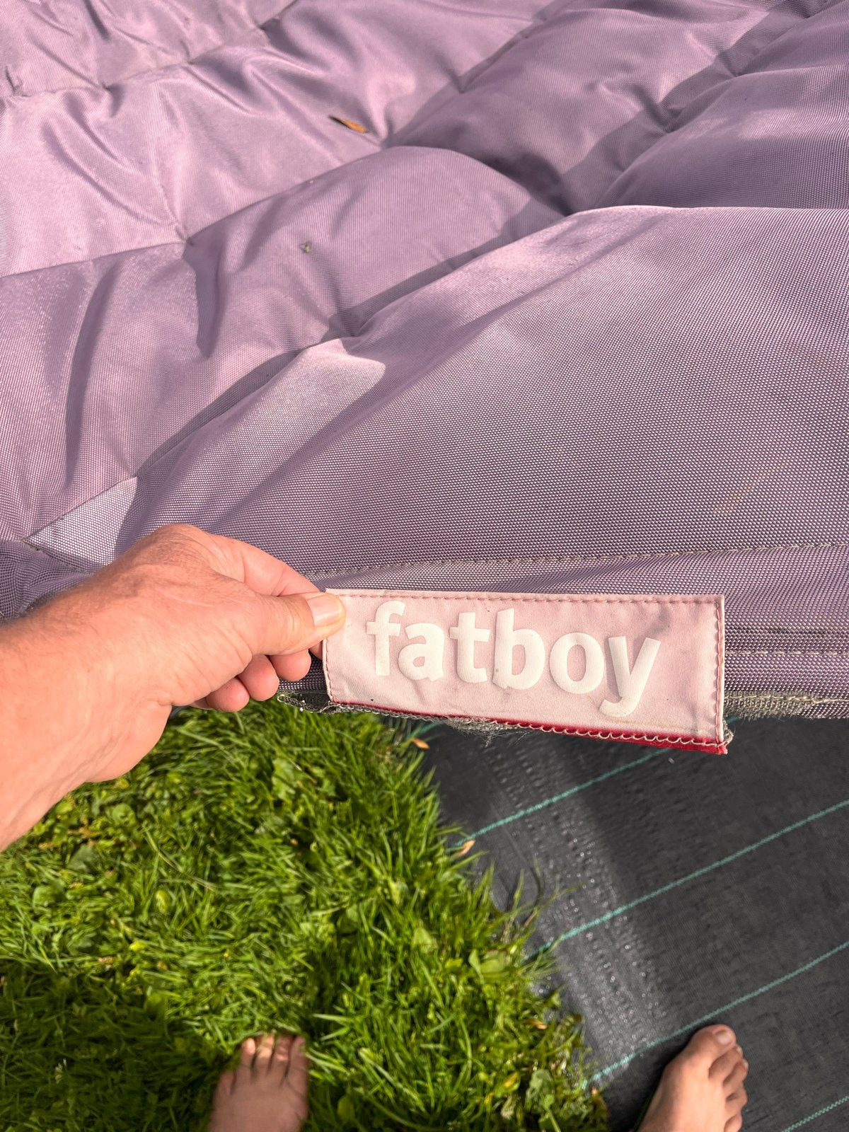 Fatboy hangmat met standaard - Roze/Paars, Ophalen, Binnen, Gebruikt, Met standaard