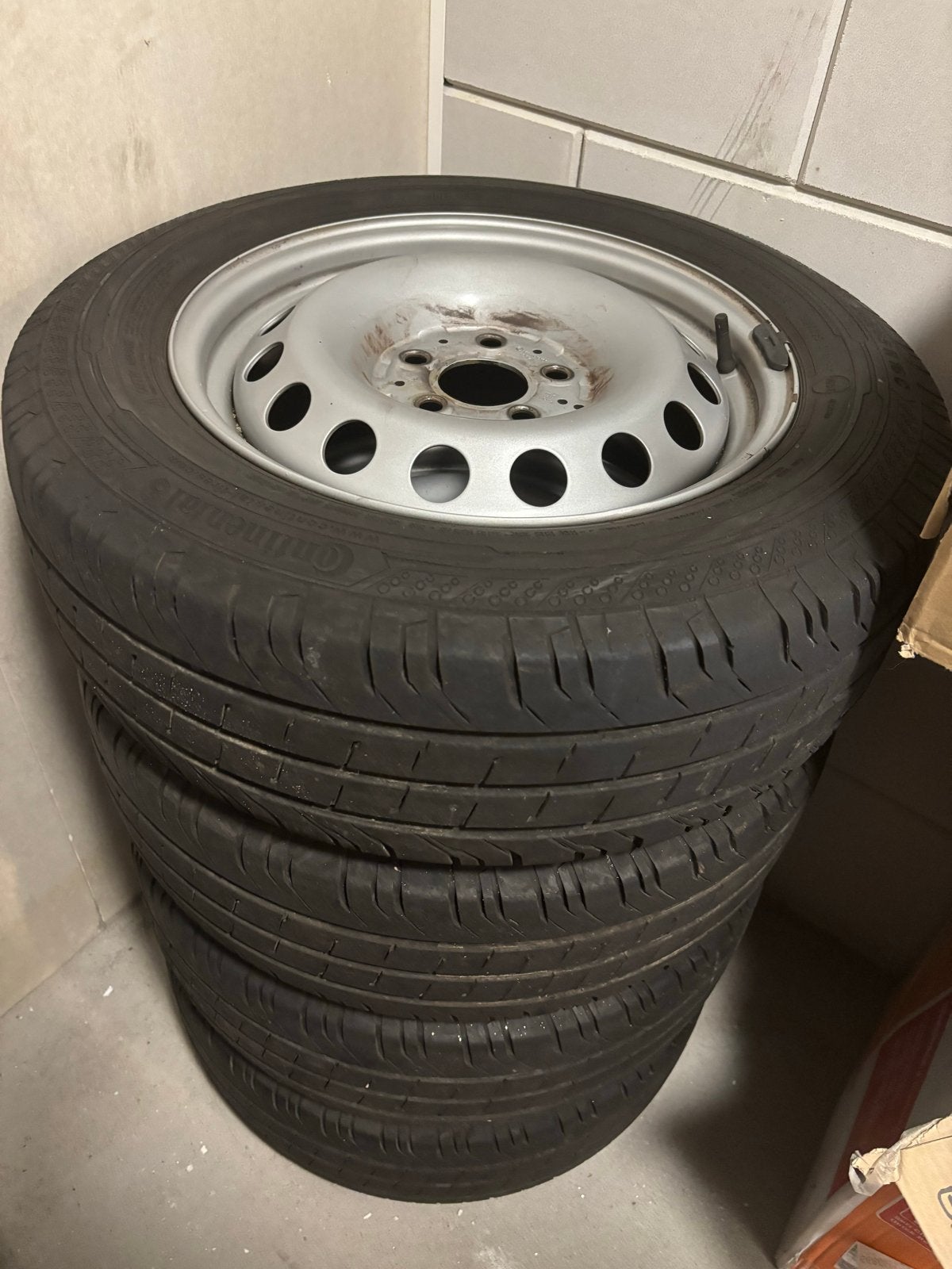 VITO continental zomerbanden set, Ophalen, Banden en Velgen, 17 inch, Zomerbanden