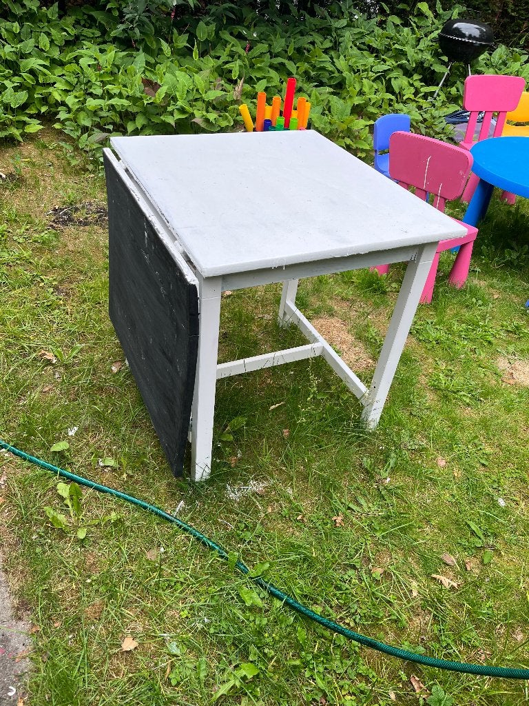 Tuintafeltje, Ophalen, Gebruikt, Rechthoekig, Hout