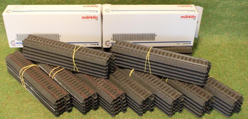 Marklin  C RAIL  ( partij ), Hobby en Vrije tijd, Modeltreinen | H0, Wisselstroom, Rails, Ophalen of Verzenden, Zo goed als nieuw