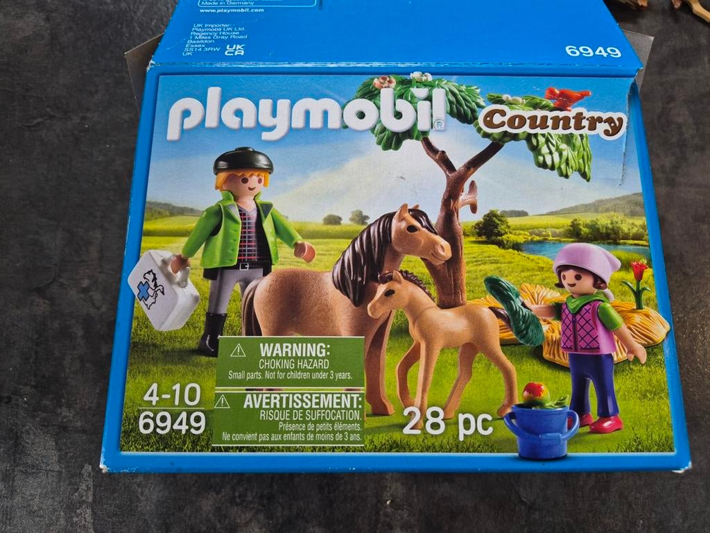 Playmobil set 6949 Paardenarts met veulen, Ophalen of Verzenden, Gebruikt