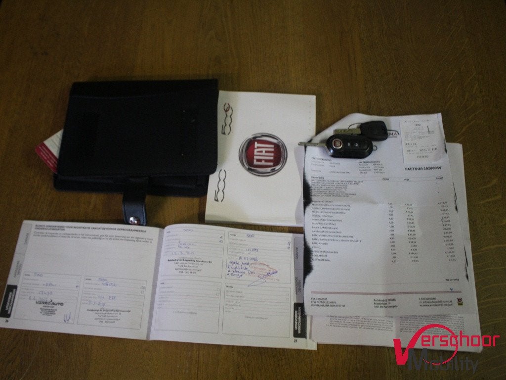 Fiat 500C 0.9 TwinAir T Lounge | Navi | Clima | PDC | Multif, Auto's, Stof, Gebruikt, Cabriolet, Origineel Nederlands