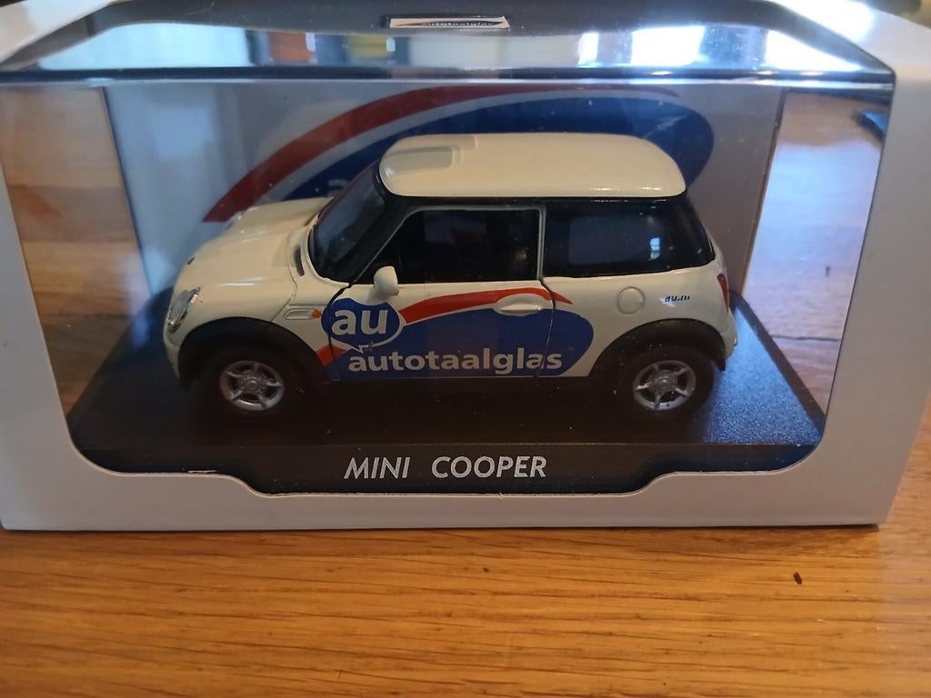 Mini Cooper modelauto Autotaalglas, Ophalen of Verzenden, Zo goed als nieuw, Auto, Overige merken