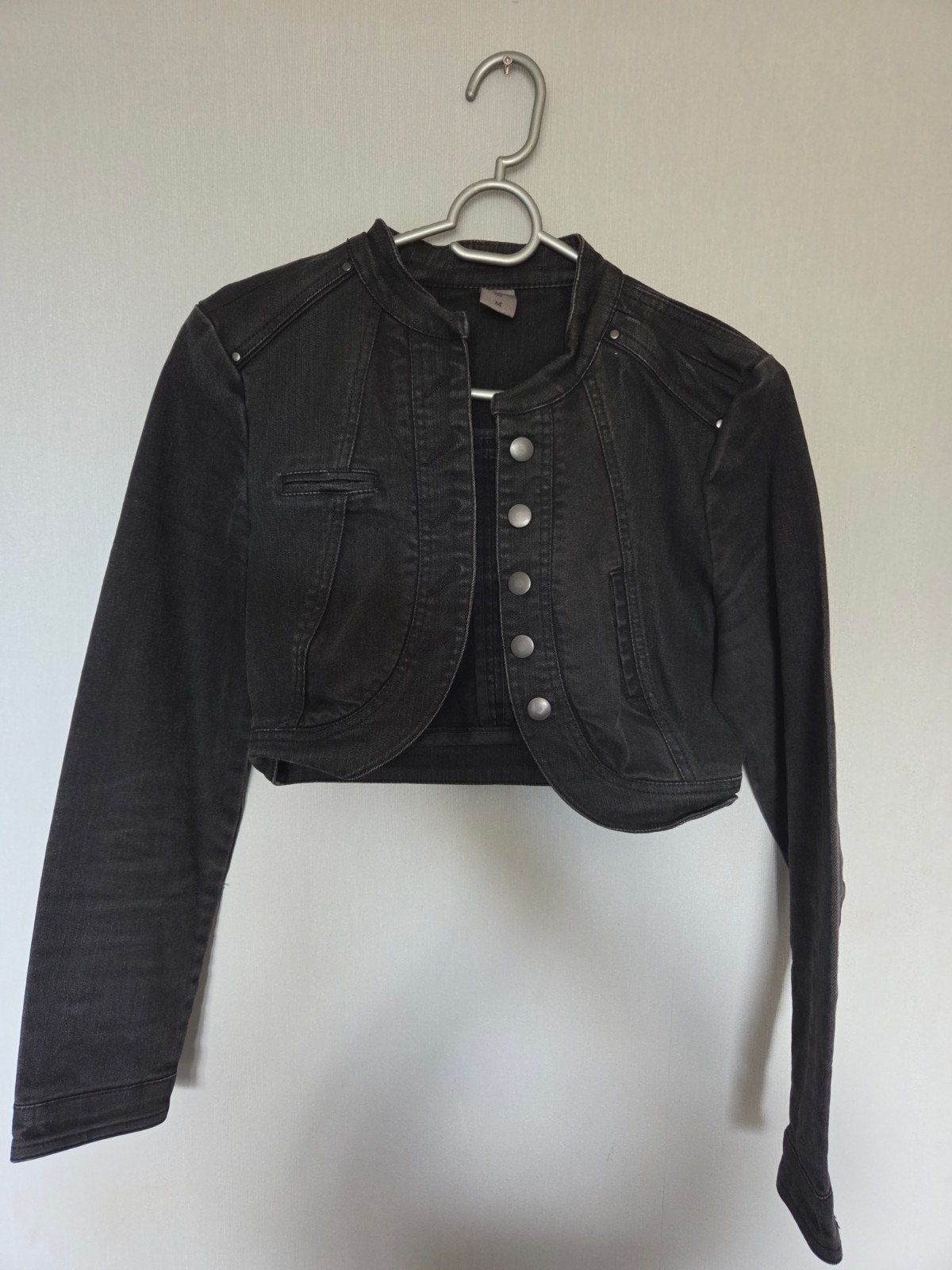 Zwart spijkerjasje bolero model maat M, Maat 38/40 (M), Vero Moda, Zwart, Ophalen of Verzenden