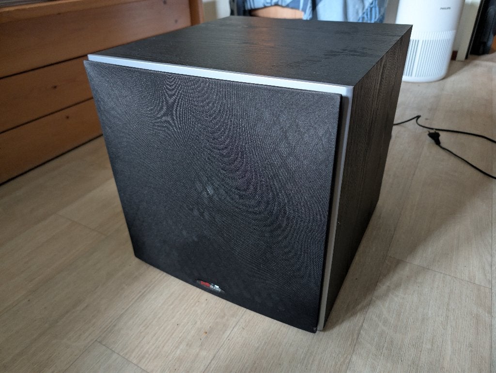 Polk PSW 10 Subwoofer, Subwoofer, Zo goed als nieuw, 60 tot 120 watt, Ophalen