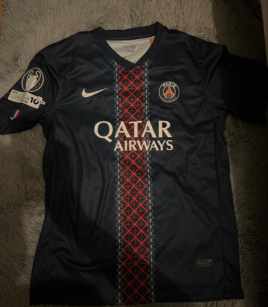Paris Saint-Germain 2025/2026 UCL Thuisshirt, Kleding | Heren, Sportkleding, Maat 52/54 (L), Nieuw, Voetbal, Verzenden