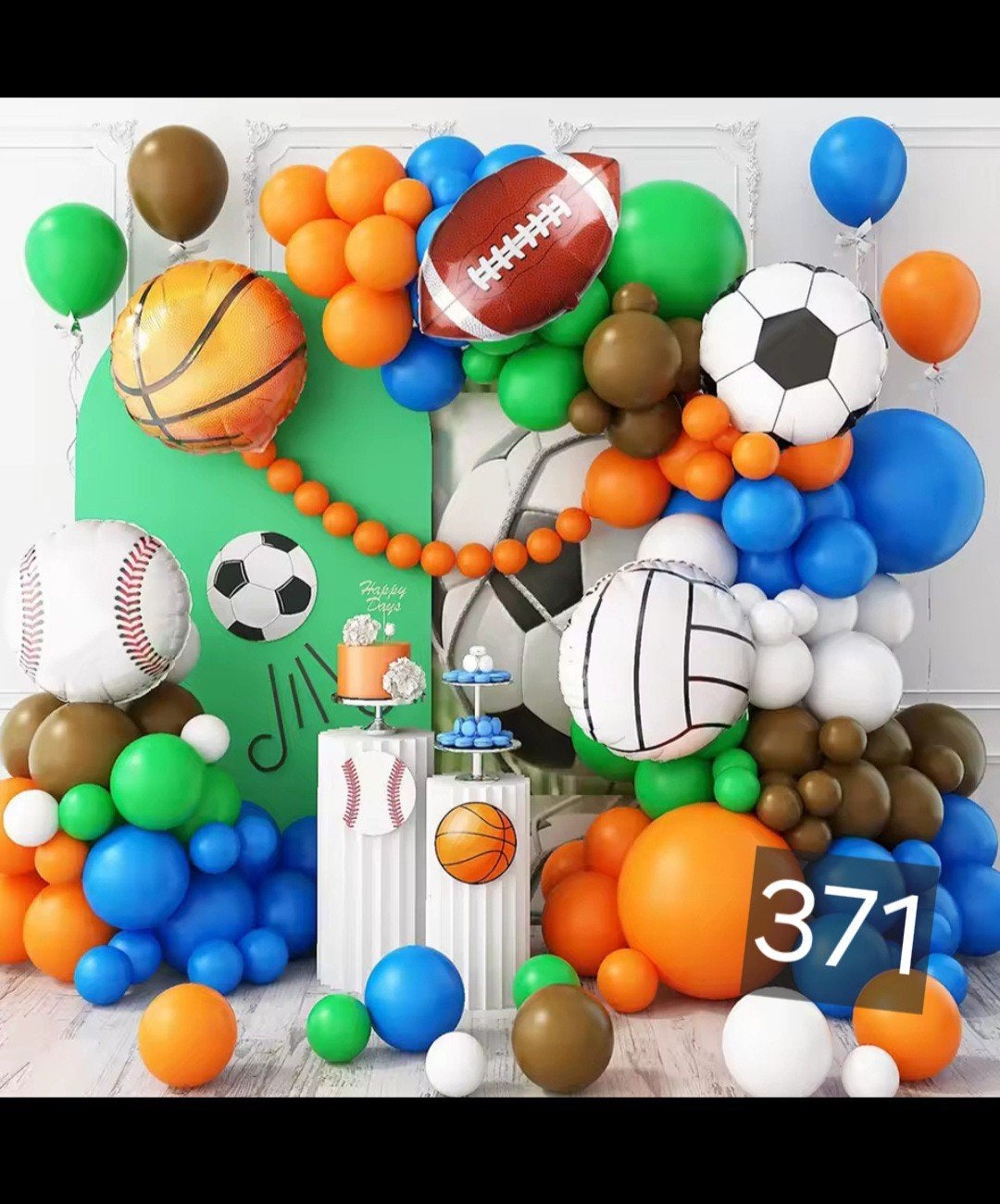 Nieuw Sport Thema Ballon Decoratie Set - 115 Stuks, Ophalen, Nieuw, Versiering, Verjaardag