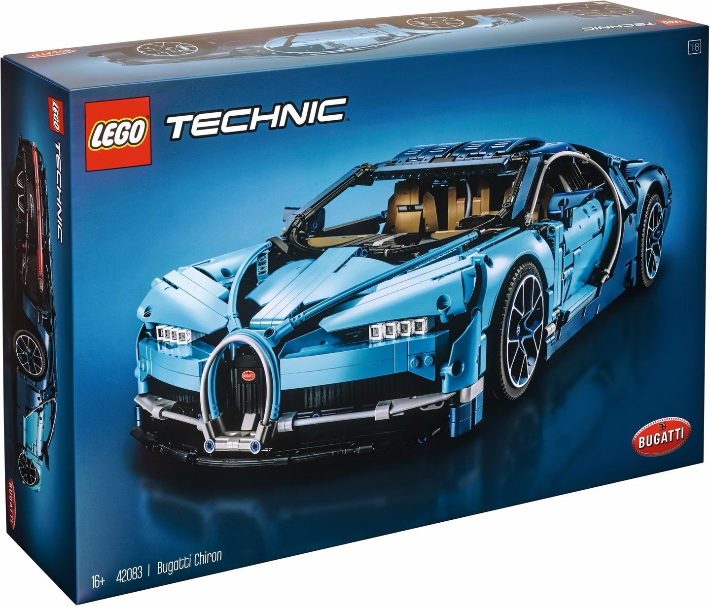 LEGO Technic Bugatti Chiron 42083 Compleet, Verzenden, Zo goed als nieuw