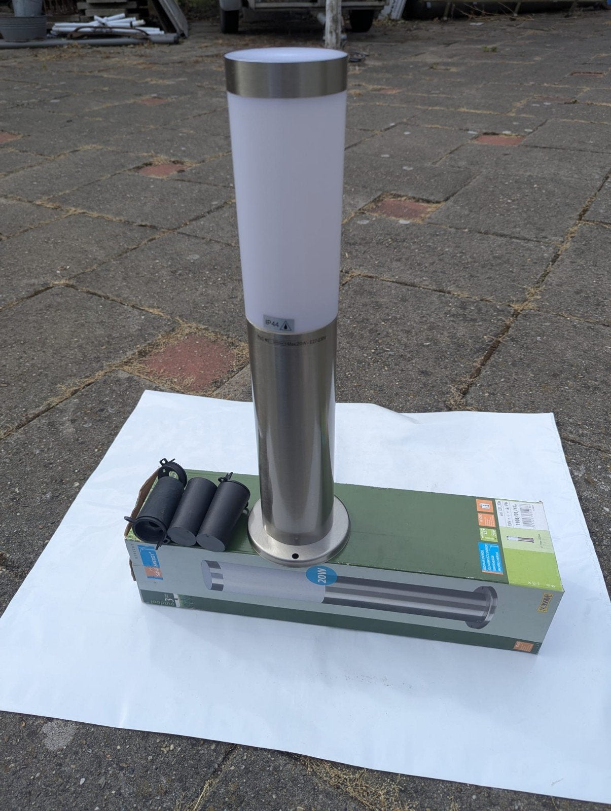 terras lampen staand  2 stuks  Massive, Minder dan 50 watt, Staande lamp, Nieuw, Ophalen of Verzenden