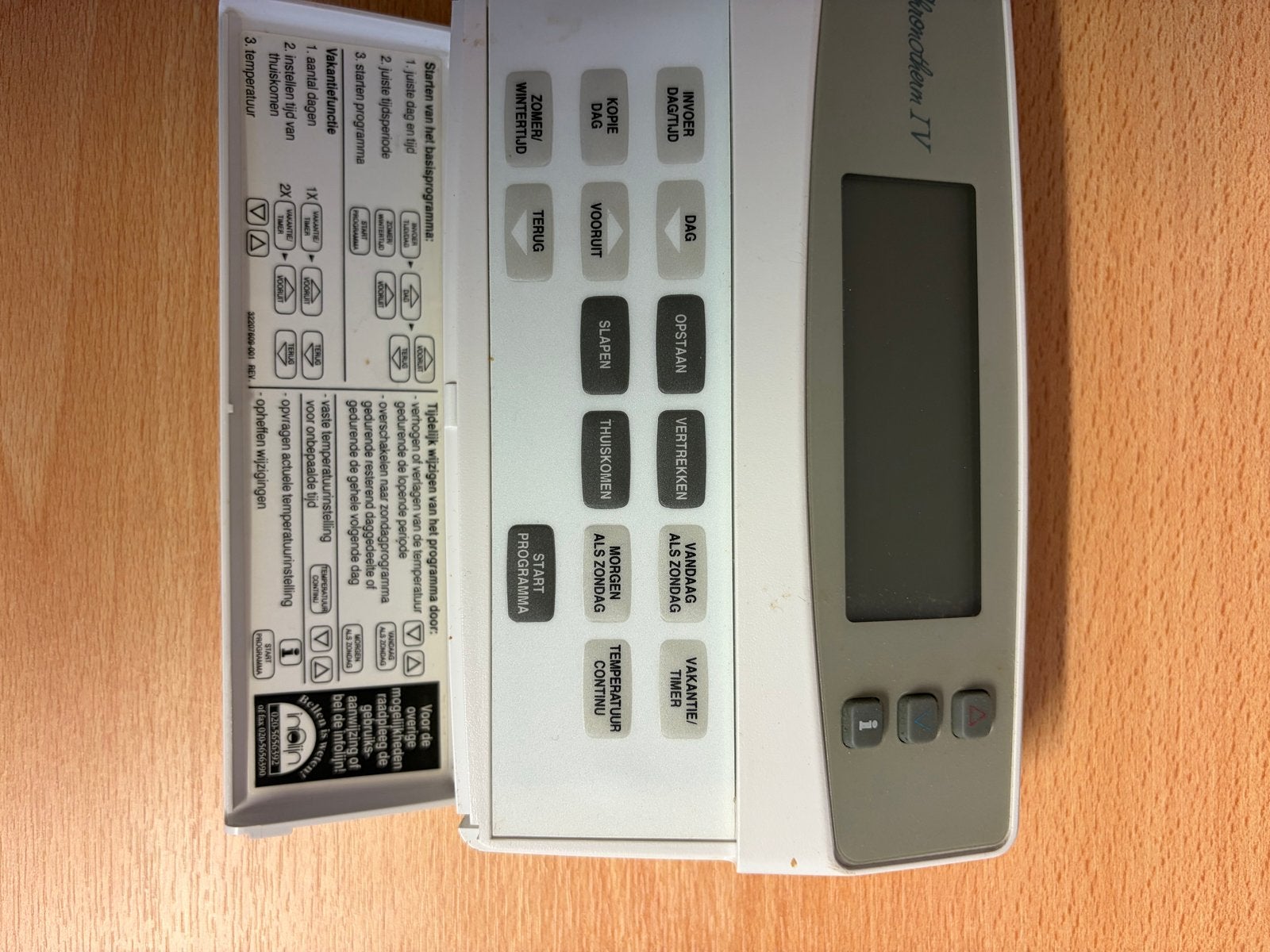 Honeywell Chronotherm IV Thermostaat - Gebruikt, Doe-het-zelf en Verbouw, Ophalen of Verzenden, Slimme thermostaat, Gebruikt