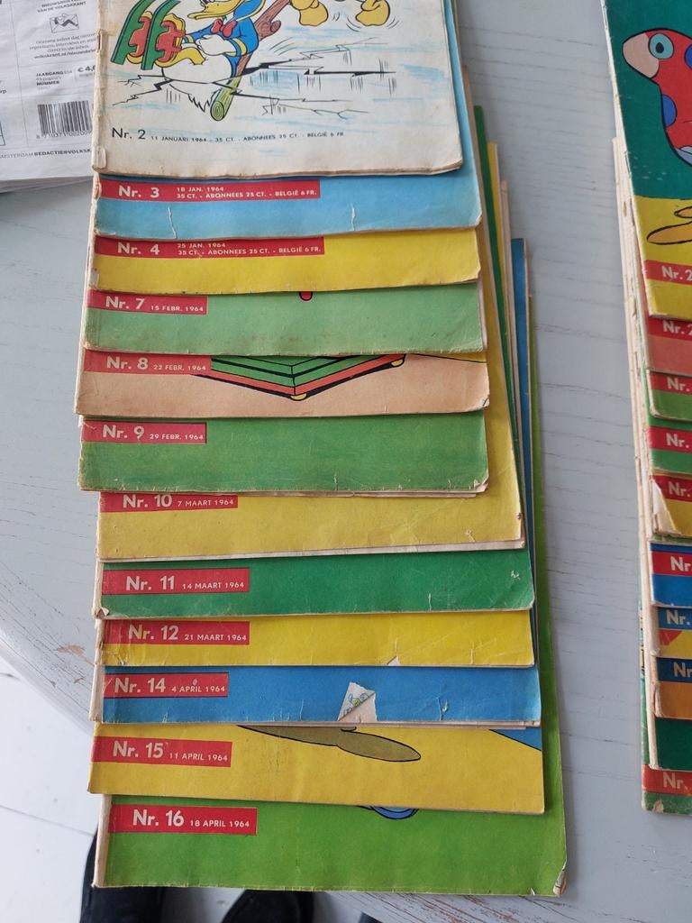 47x losse Donald Duck 30x 1964, 1x1965, 11x 1968, 1969., Boeken, Meerdere comics, Ophalen, Gelezen, Europa