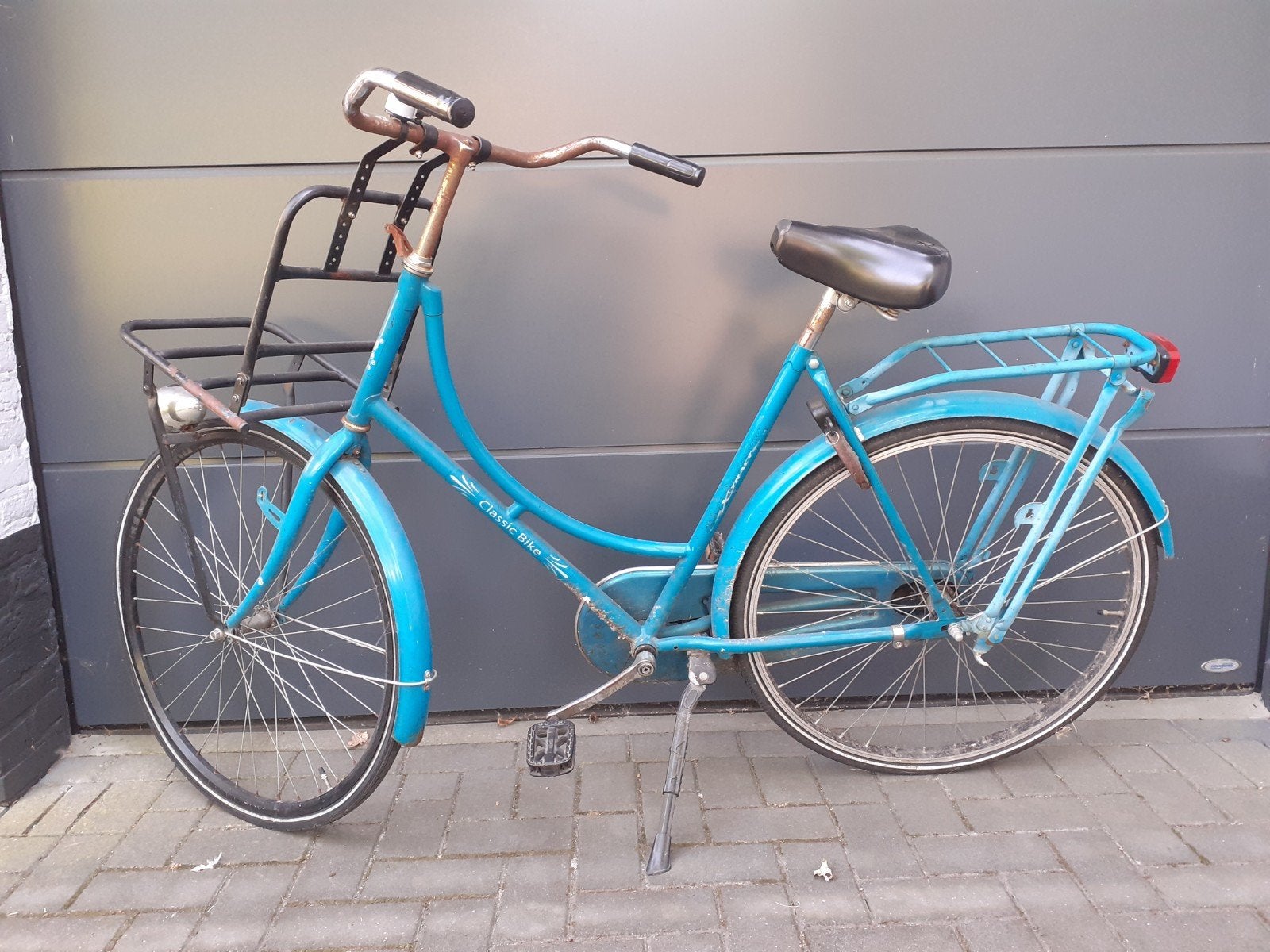 te koop: stationsfiets, kroegfiets omafiets, 56 cm of meer, Ophalen of Verzenden, Gebruikt, Terugtraprem