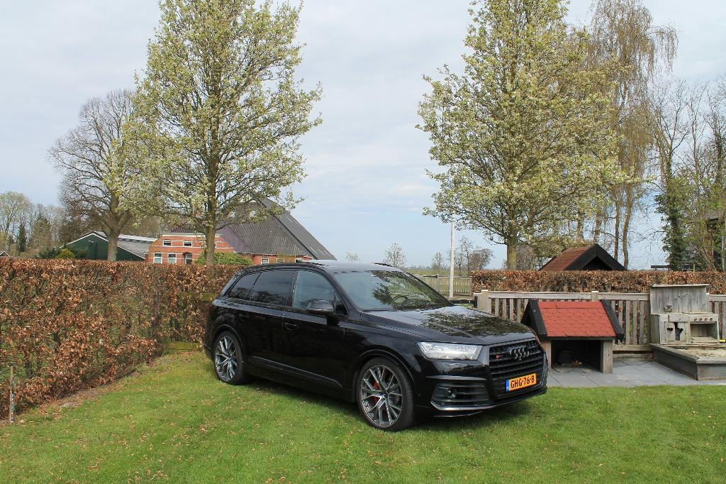 Audi SQ7 4.0 TDI 435pk Quattro Pro Line+, Auto's, Audi, SQ7, 435 pk, 2245 kg, Zwart