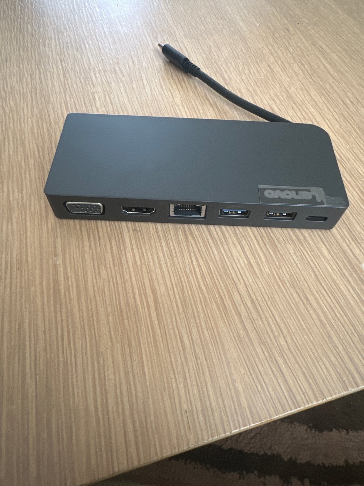 Lenovo USB-C Docking Station - Compact en Veelzijdig, Ophalen, Zo goed als nieuw, Docking station, Laptop