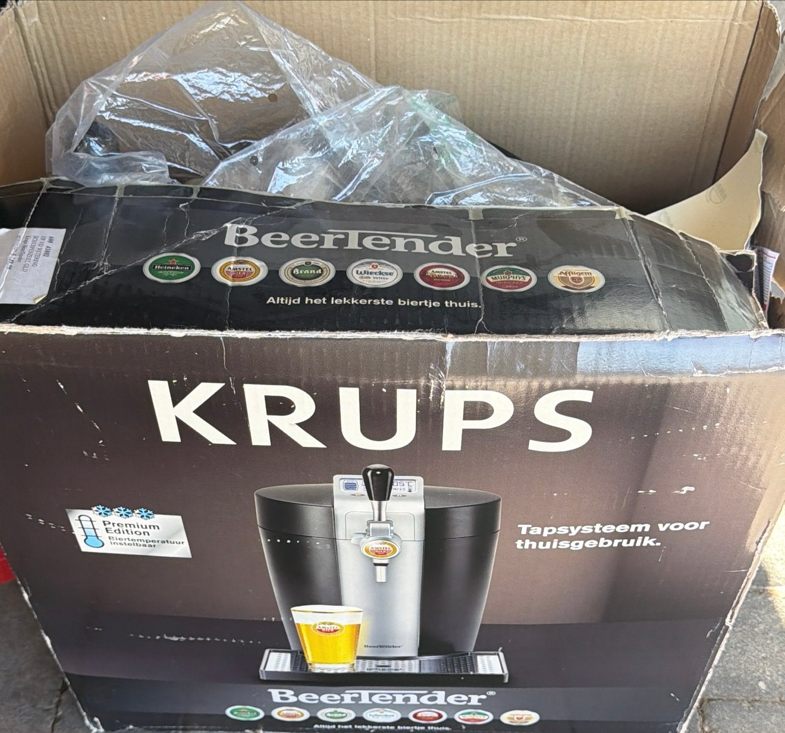 Krups BeerTender Tapsysteem voor thuisgebruik, Ophalen of Verzenden, Zo goed als nieuw