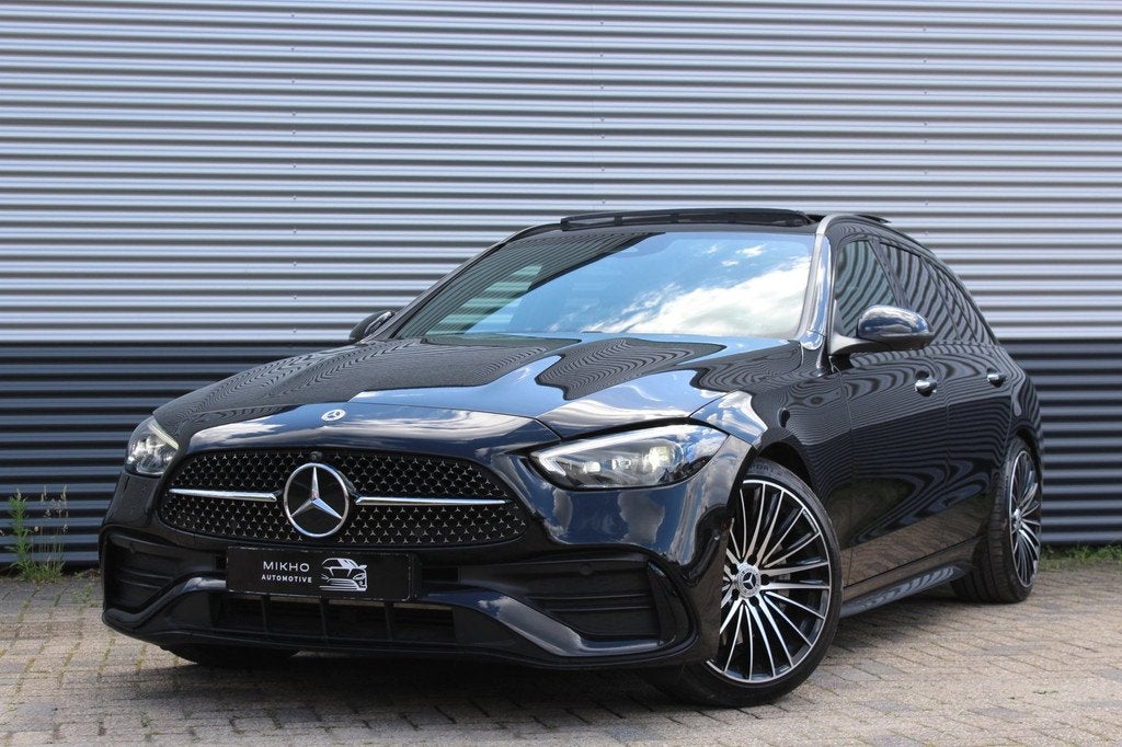 Mercedes-Benz C-klasse Estate 200 AMG | Panoramadak | sfeerv, Auto's, Automatische klimaatregeling, Achterwielaandrijving, 4 cilinders