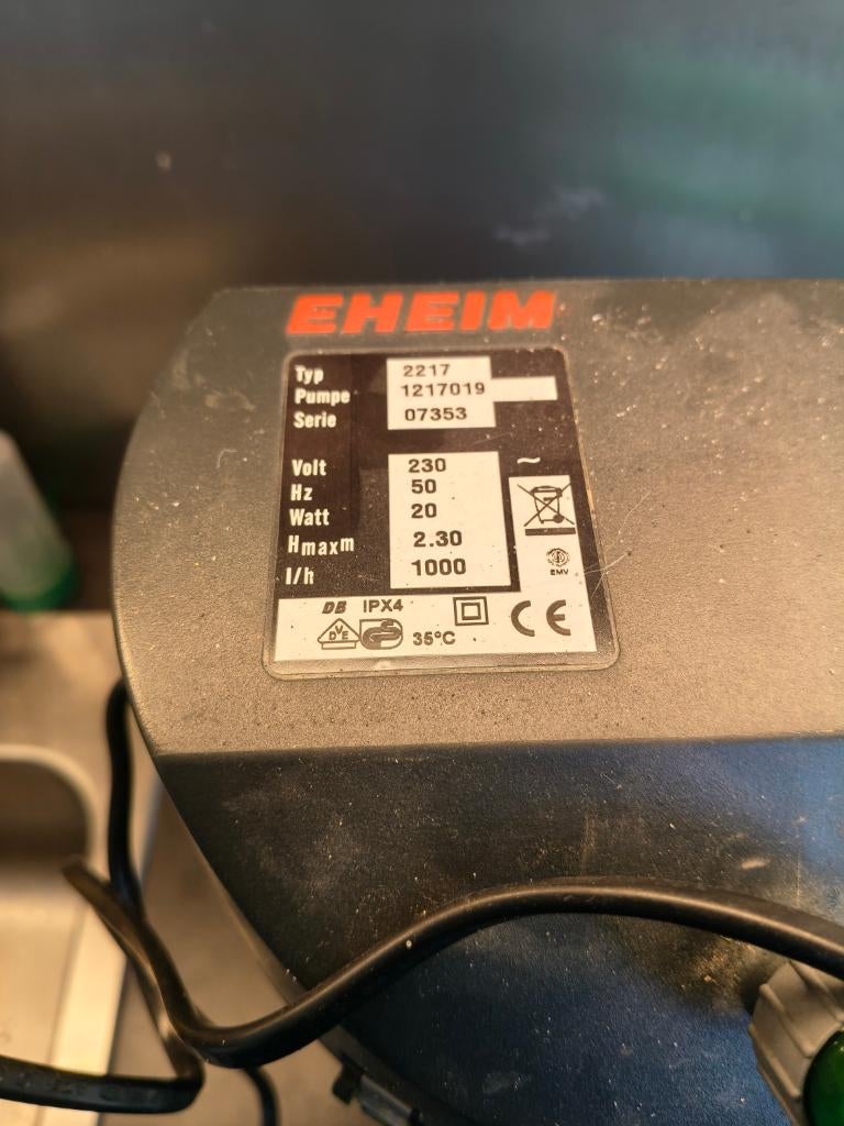 Eheim buitenfilter, Dieren en Toebehoren, Ophalen, Gebruikt, Inclusief toebehoren, Eheim