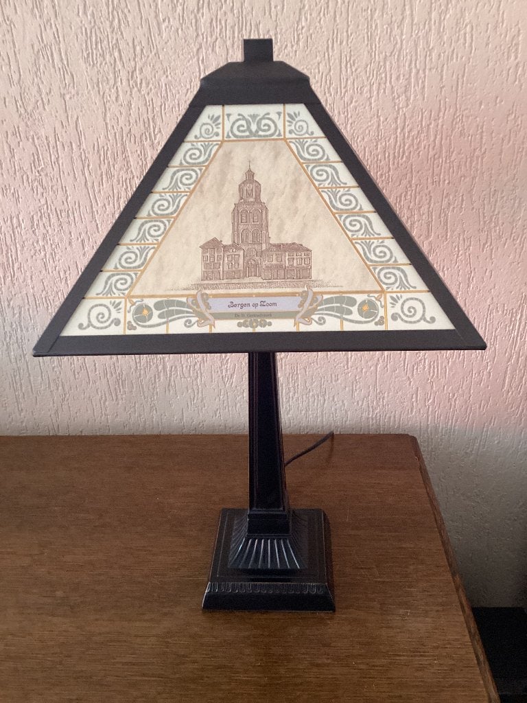 Staande schemerlamp, Huis en Inrichting, Lampen | Vloerlampen, Ophalen, E27 (groot), Zo goed als nieuw, Minder dan 100 cm