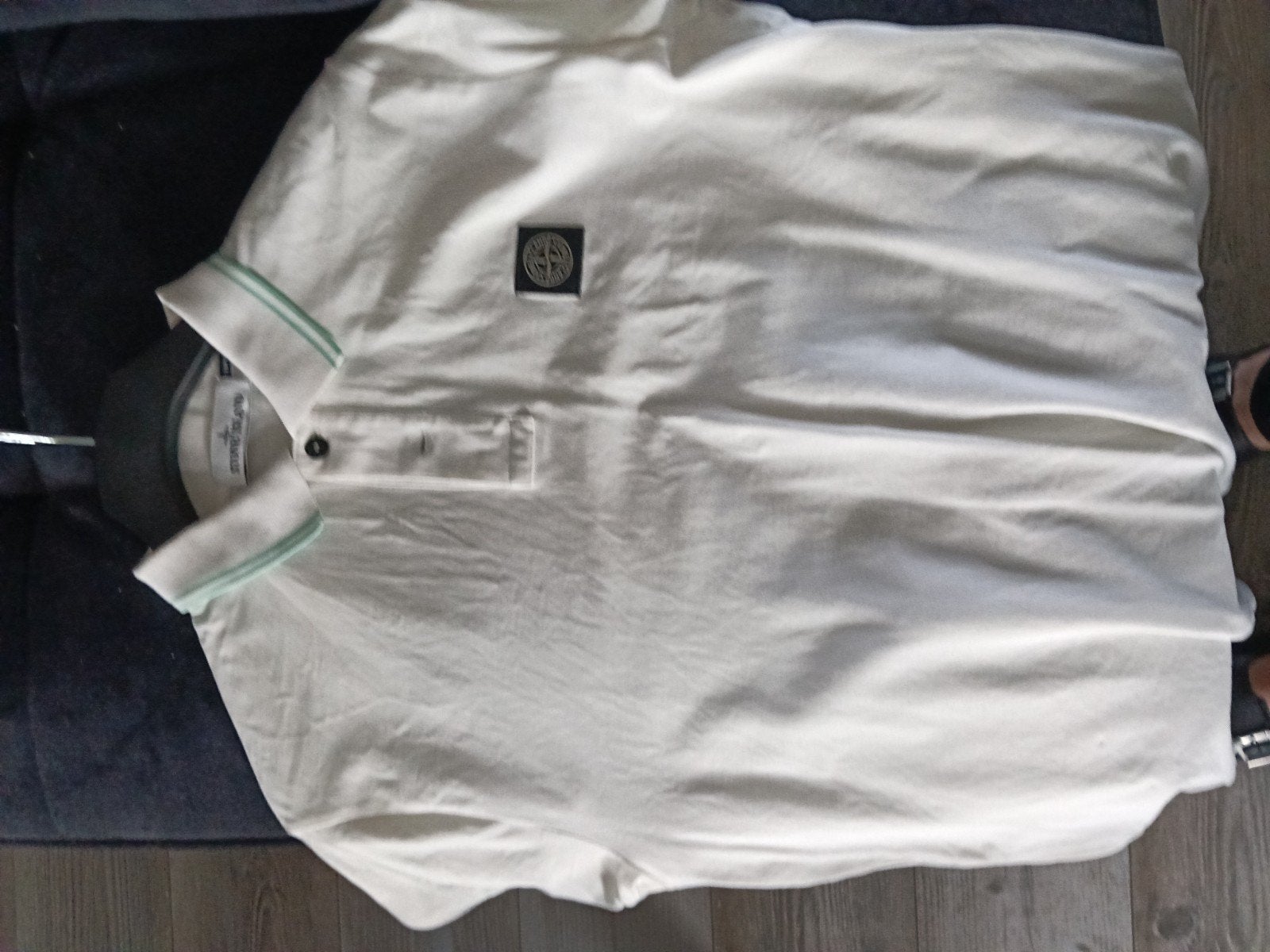 Stone Island Polo Slim Fit Maat XL, Kleding | Heren, Wit, Maat 56/58 (XL), Ophalen of Verzenden, Stone Island