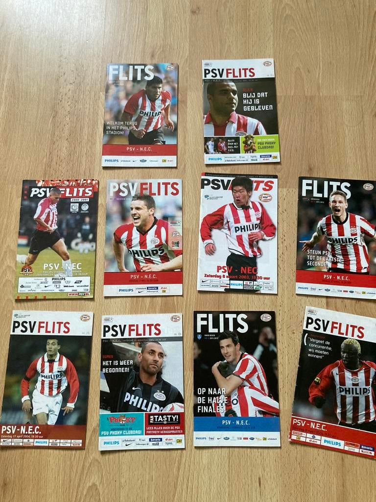 PROGRAMMABOEKJES PSV-NEC, Verzamelen, Ophalen of Verzenden, Zo goed als nieuw, PSV, Overige typen