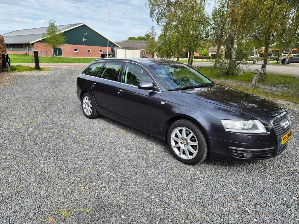 Audi A6 2.8 FSI Pro Line Automaat | Trekhaak | +Winterbanden, Auto's, Automatische klimaatregeling, Zwart, 2773 cc, Leder
