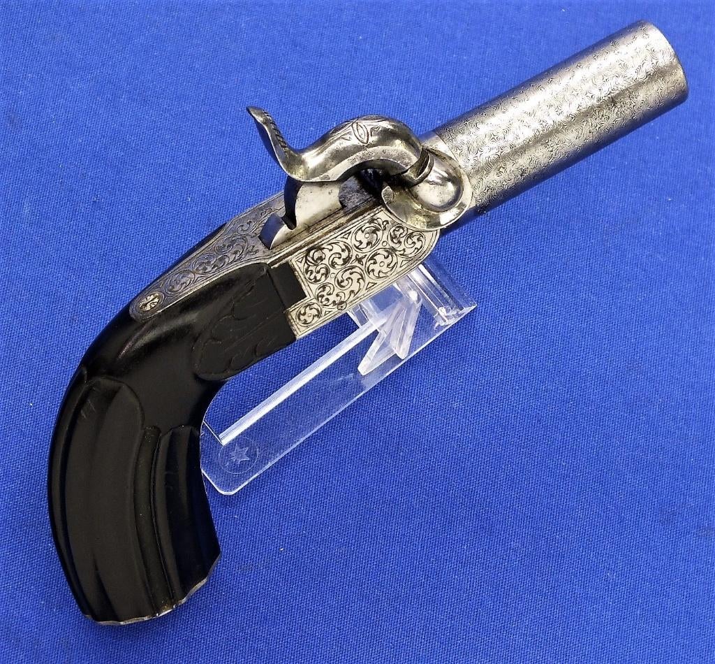 Zwartkruit Percussie pistool, Verzamelen, Ophalen of Verzenden, Overige soorten, Overige gebieden, Overige typen