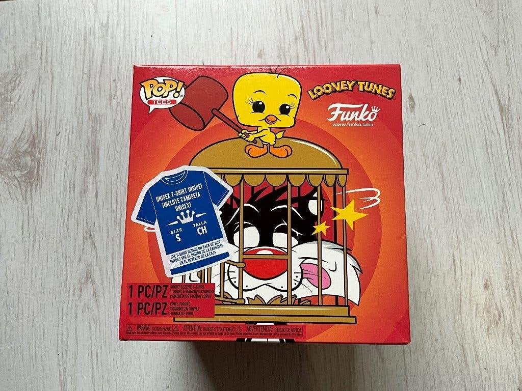 Sylvester & Tweety - POP! & Tee Funko Pop! Looney Tunes, Nieuw, Ophalen of Verzenden, Kleding, Sylvester & Tweety - POP! & Tee Funko Pop! Looney Tunes