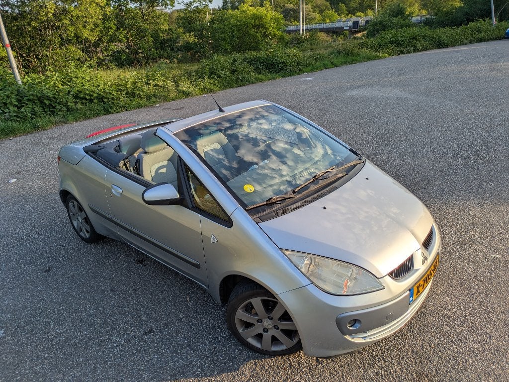 Mitsubishi Colt Cabrio 1.5 CZC 2007 met lage kilometerstand, Voorwielaandrijving, 4 cilinders, Cabriolet, 4 stoelen